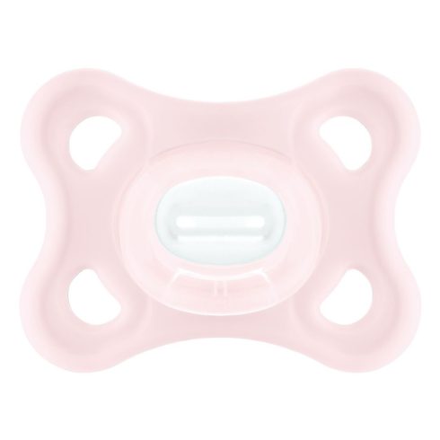 MAM Comfort szilikoncumi 0+  pasztell rózsaszín