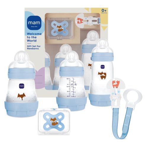 Mam Welcome to the world ajándékszett újszülötteknek  - kék róka 