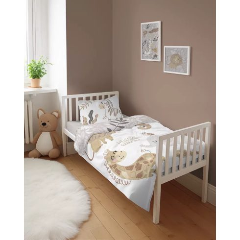 Bambusz ágynemű huzat 90*120 cm - Állatkert bézs