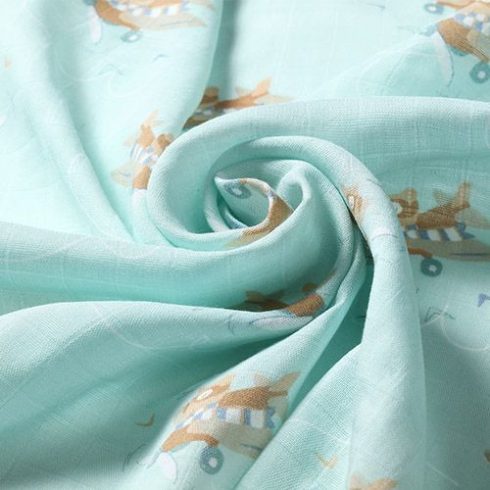 BabyOno 3 db-os színes,mintás bambusz textilpelenka  - szürke