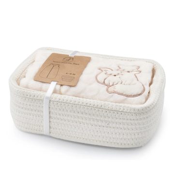 Kenguru Gold Hálózsák kosárral 4-8 hó róka mintával