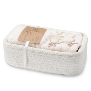 Kenguru Gold Hálózsák kosárral 4-8 hó bagoly mintával