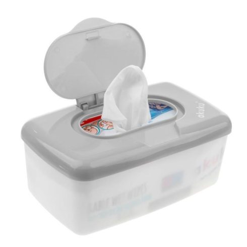 Akuku nedves törlőkendő tároló doboz - szürke 