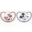 NUK  Space szilikon cumi 2db 6-18 hó - Mickey&Minnie Mouse