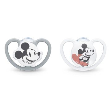 NUK  Space szilikon cumi 2db 18-36 hó - Mickey Mouse