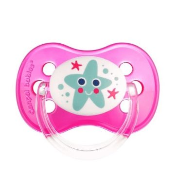   Canpol babies gömbölyű alakú szilikon nyugtató cumi 18+ hó - Rózsaszín