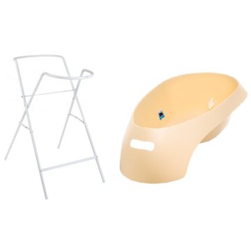   Tega Baby TEGGI 83 cm babakád hőmérővel + kádállvány - beige