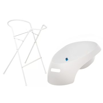  Tega Baby TEGGI 83 cm babakád hőmérővel + kádállvány - white
