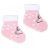 Yo! Baby frottír zokni 3-6 hó - rózsaszín/fehér