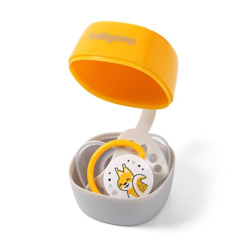 BabyOno cumitartó doboz - sárga/szürke