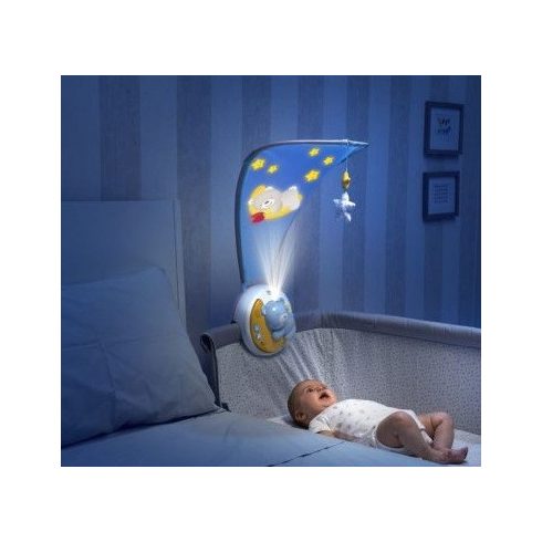 Chicco Next 2 Moon zenélő projektor 3 funkcióval - rózsaszín