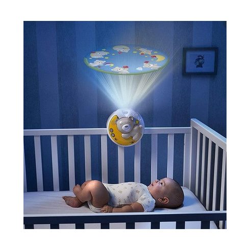 Chicco Next 2 Moon zenélő projektor 3 funkcióval - rózsaszín