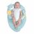Chicco My First Nest babafészek - hasalópárna Light Blue