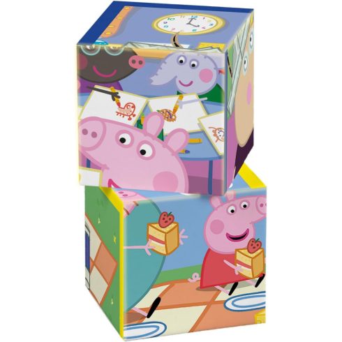 Clementoni Peppa Malac kockakirakó 12db-os szett 