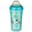   Baby-Nova duplafalú itatópohár puha szilikon csőrrel 250 ml 6hó+ kék zebra