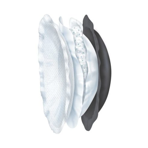 Chicco antibakteriális, eldobható melltartóbetét fekete - 60db