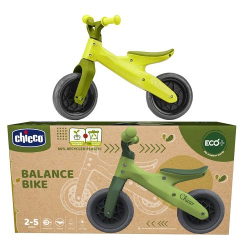 Chicco Balance Bike Eco+ egyensúlyozó futóbicikli - Green Hopper