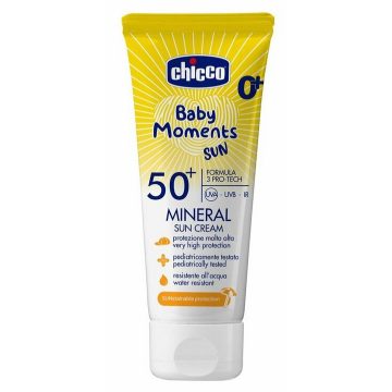 Chicco Mineral Fényvédő krém SPF 50+ (75 ml) 0m+