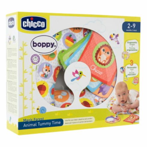 Chicco Boppy állatos hasalópárna levehető játékokkal 2hó+