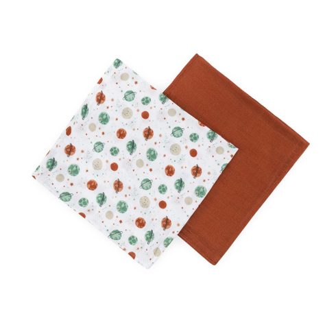 P&M Bambusz muszlin 2db-os kifogó szett 120×120 cm - Celestial Planets