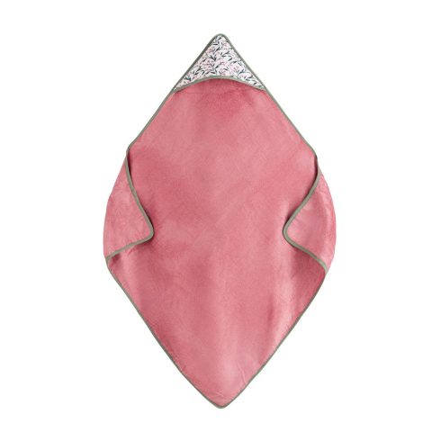 P&M Loulou Bambusz törölköző kapucnival 100 x 100 cm - Pink Meadow