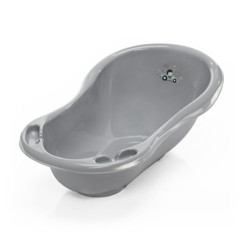 Zopa babakád leeresztő dugóval 84 cm - “Racer” szürke/menta