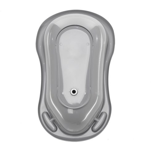 Zopa babakád leeresztő dugóval 84 cm - “Unikornis” szürke/rózsaszín