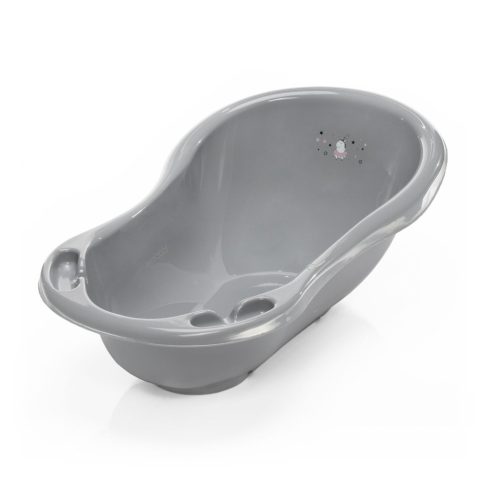 Zopa babakád leeresztő dugóval 84 cm - “Unikornis” szürke/rózsaszín