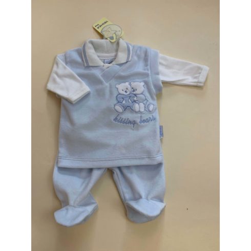 Trimex plüss 3 részes kisfiú garnitúra (68) - kék