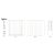 Babydan Olaf XXL térkorlát 90-350 cm - fehér