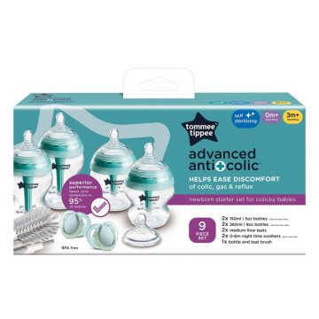 Tommee Tippee Advanced cumisüveg kezdőszett 8db - türkiz