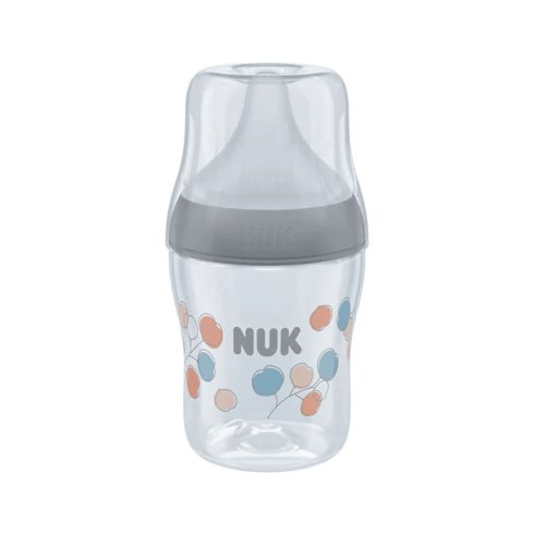 NUK Perfect Match Temperature Control cumisüveg 150 ml 0+hó - Szürke léggömb 