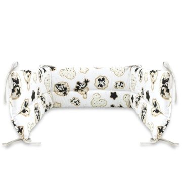 Baby Shop fejvédő kiságyba - Mickey bézs 