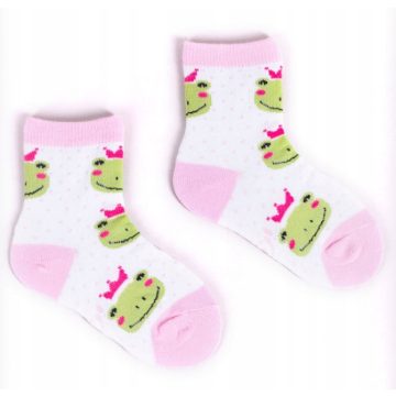 Yo! zokni 17/19 - zöld béka