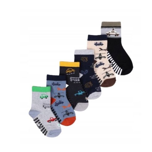 Yo!club ABS csúszásgátlós zokni (20-22) - fekete/tank