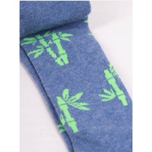 Yo!Club pamut harisnyanadrág fiú (80-86) - kék/panda