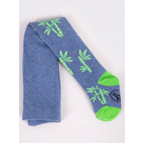 Yo!Club pamut harisnyanadrág fiú (80-86) - kék/panda