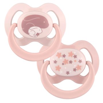   Baby-Nova szilikon fogszabályzós cumi 0-6 hó 2db/csom - nyuszi 