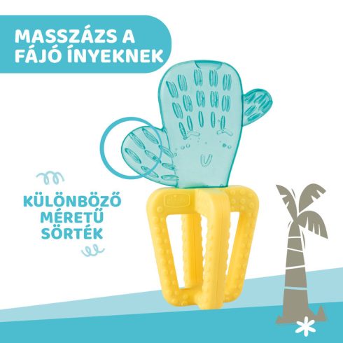 Chicco Frissítő hűsítő rágóka kaktusz 4hó+