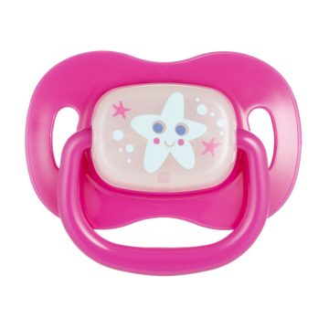 Canpol babies cseresznye alakú szilikon cumi 0-6 hó - pink