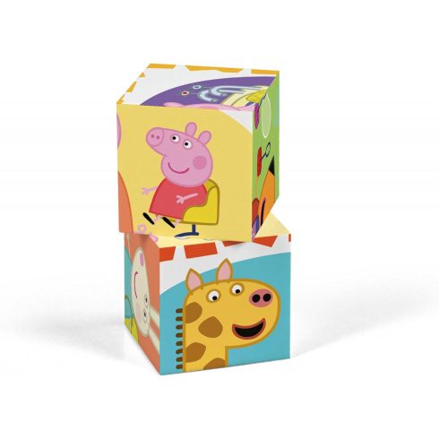 Clementoni Peppa Malac kockakirakó 6db-os szett 