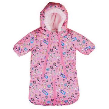 Disney Minnie bélelt kapucnis bébizsák 56-62 rózsaszín 