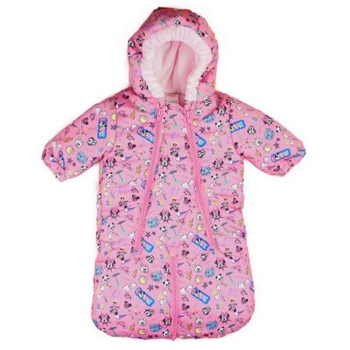 Disney Minnie bélelt kapucnis bébizsák 56-62 rózsaszín 