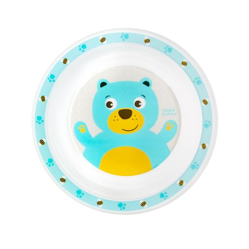 Canpol babies műanyag lapostányér - macis