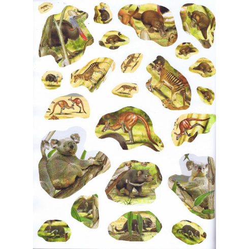 1000 állat matricája 