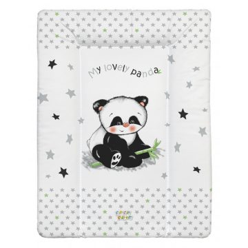 Babastar puha pelenkázó lap 50*70 cm - szürke panda
