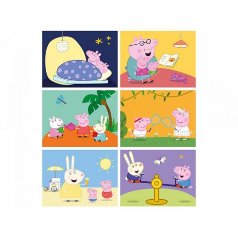 Clementoni Peppa Malac kockakirakó 12db-os szett