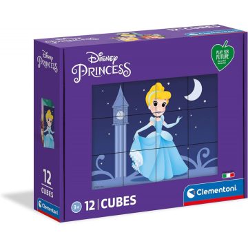 Clementoni Disney hercegnők 12 db-os kockakirakó