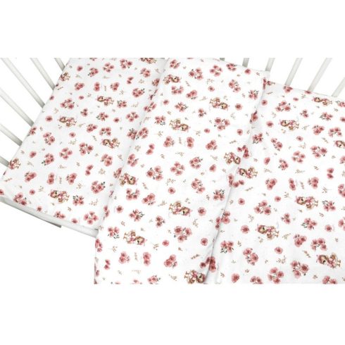 Baby Shop 2 részes babaágynemű - rózsaszín kacsa 