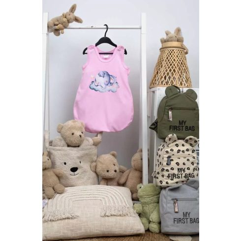 Ujjatlan pamut hálózsák Elefántos mintával 1 TOG (56)